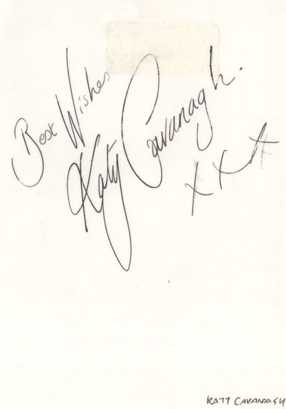 Katy Cavanagh Coronation Street Reverse Hand Signed  Photo