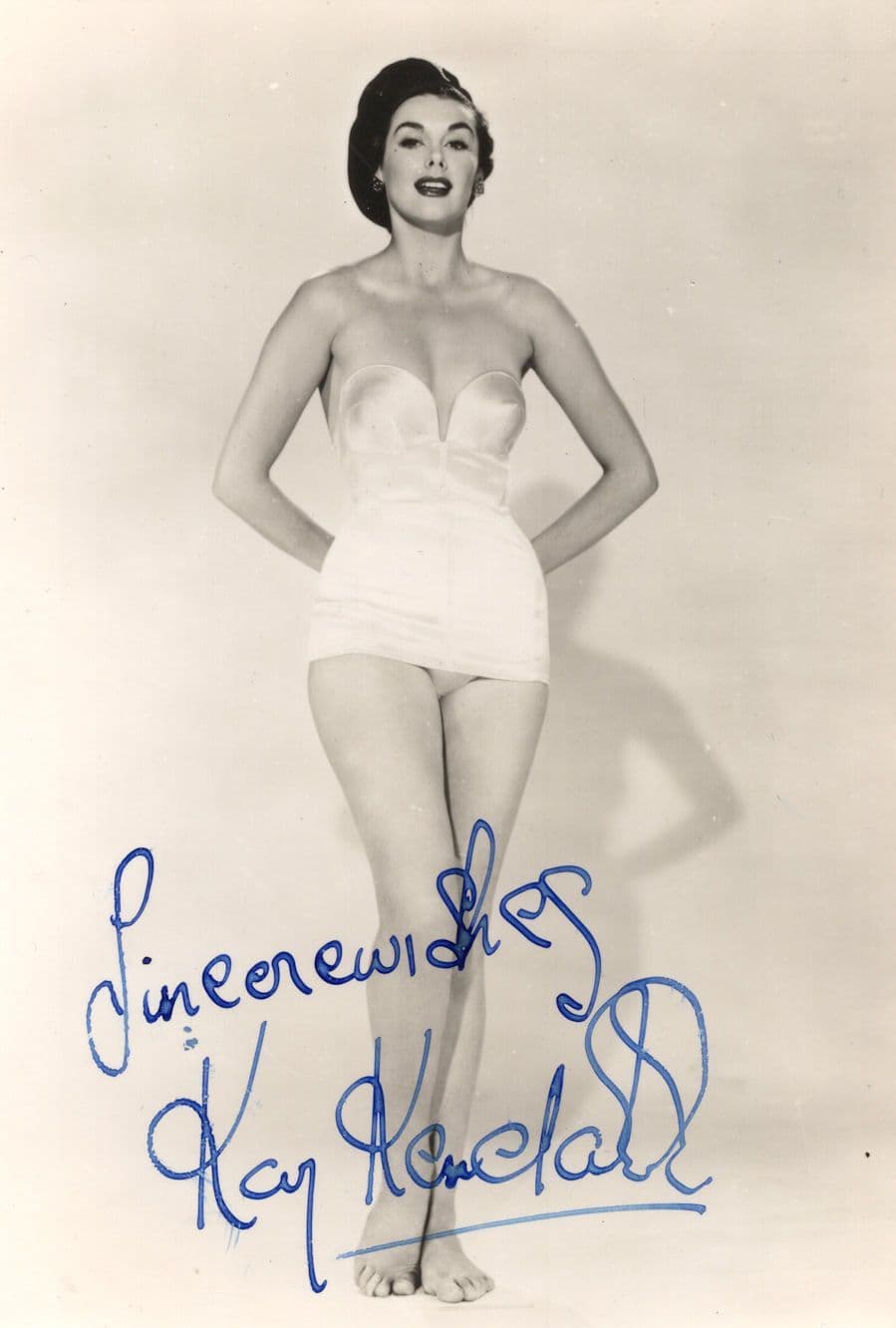 Kay Kendall British Actress Vintage EX Hand Signed Photo