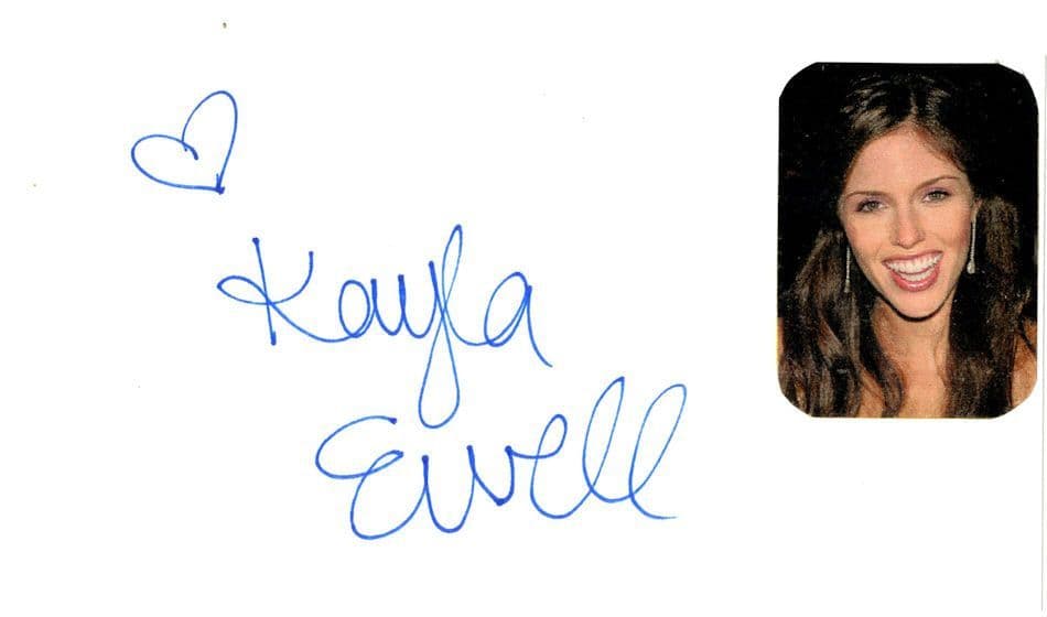Kayla Ewell The Vampire Diaries Mounted Hand Signed Autograph