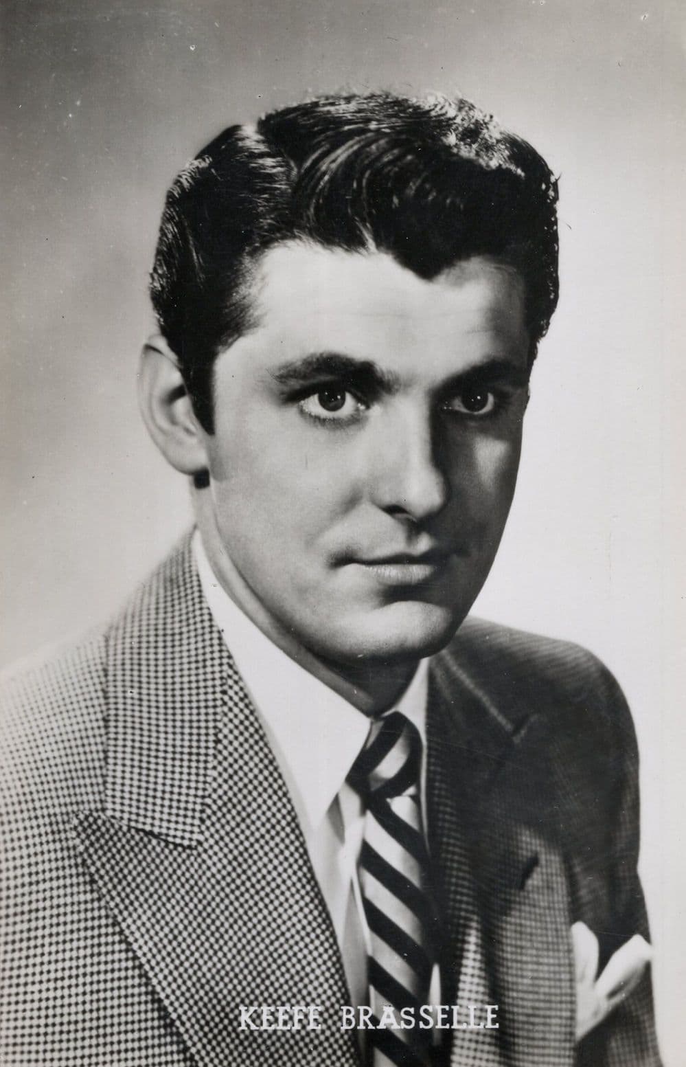 Keefe Brasselle MGM Rare Hollywood Actor Real Photo Postcard