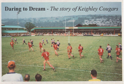 Keighley Cougars Nottingham Rugby Team Book Hand Signed Postcard