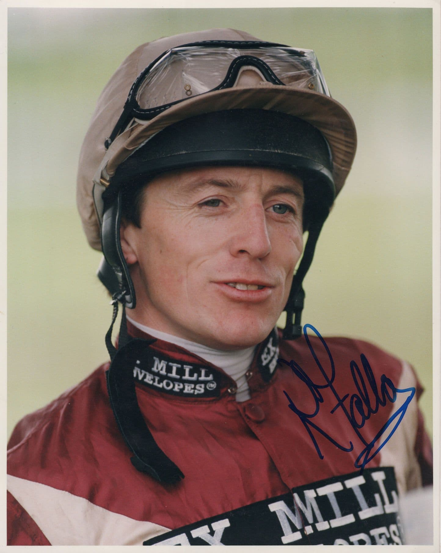 Keiron Fallon Horse Race Racing Jockey Large 10x8 Hand Signed Photo