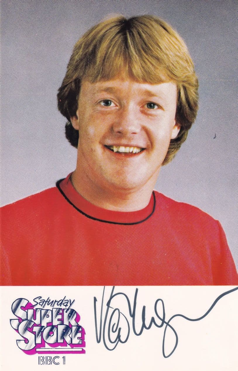 Keith Chegwin Early Saturday Superstore Swapshop Hand Signed Photo