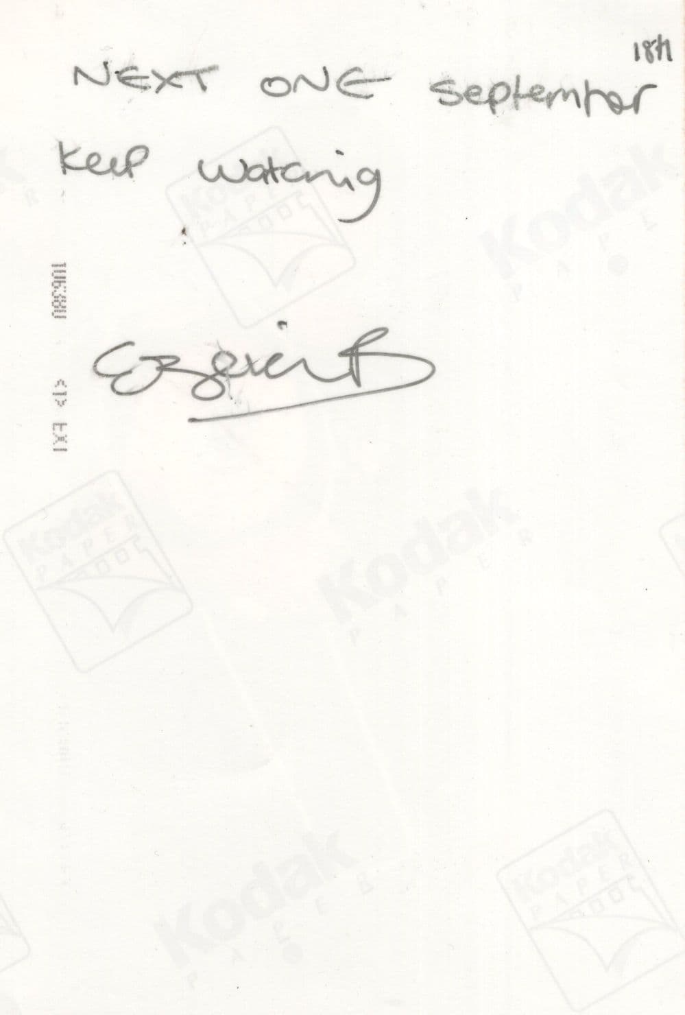 Kell Brook Boxer Reverse Hand Signed Photo Autograph