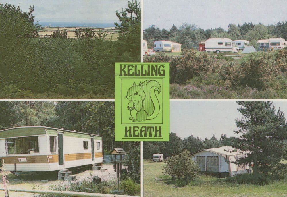 Kelling Heath Caravan Park Camping Site Norfolk Rare Postcard
