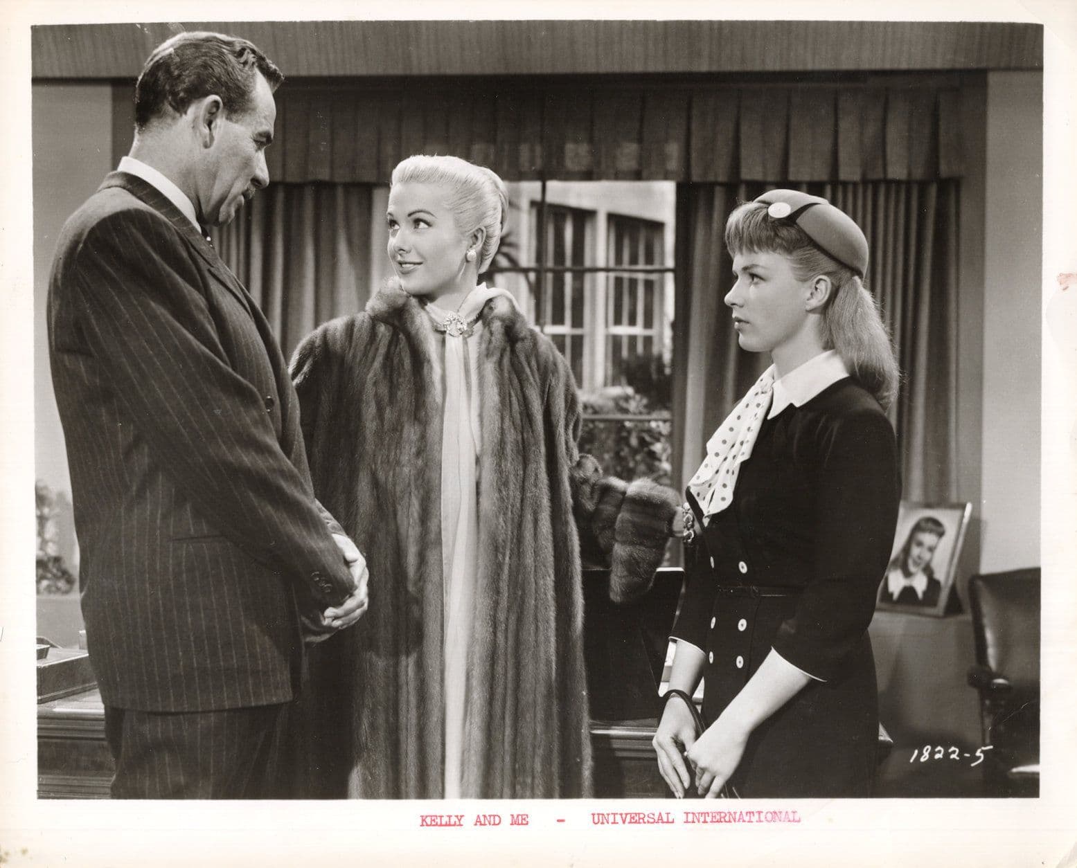 Kelly & Me Film Piper Laurie Van Johnson Performing Dog Movie 10x8 Vintage Photo