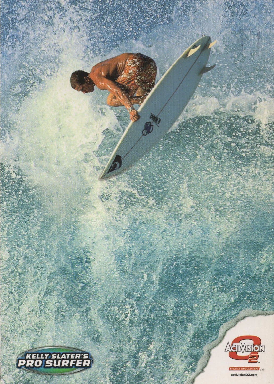 Kelly Slaters Pro Surfer Activision Game Advertising Postcard