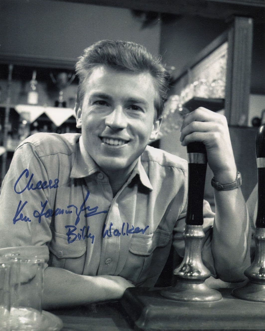 Ken Farrington as Billy Walker 10x8 Coronation Street Hand Signed Photo