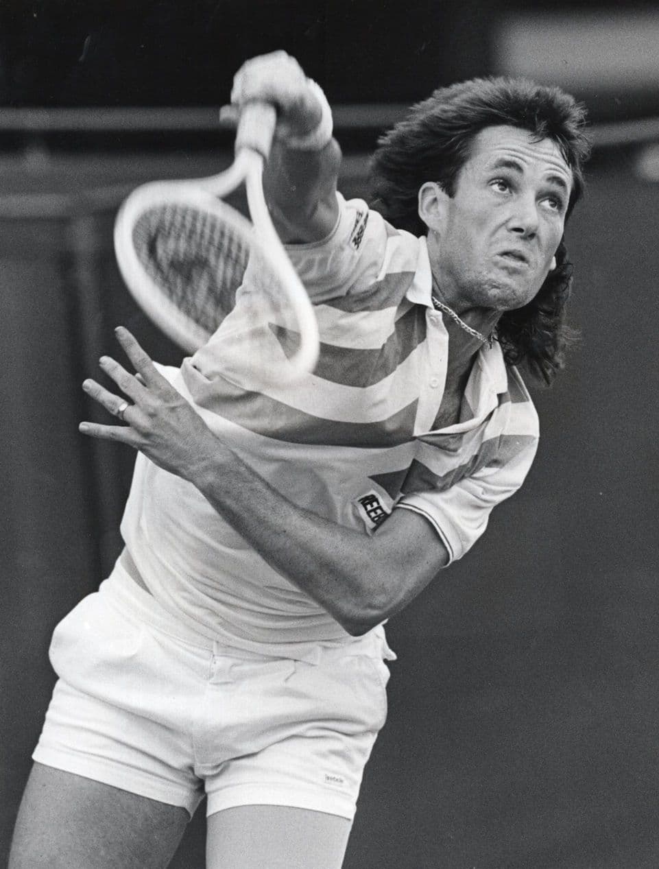 Ken Flach American Tennis Large 10x8 Wimbledon 1987 Press Photo
