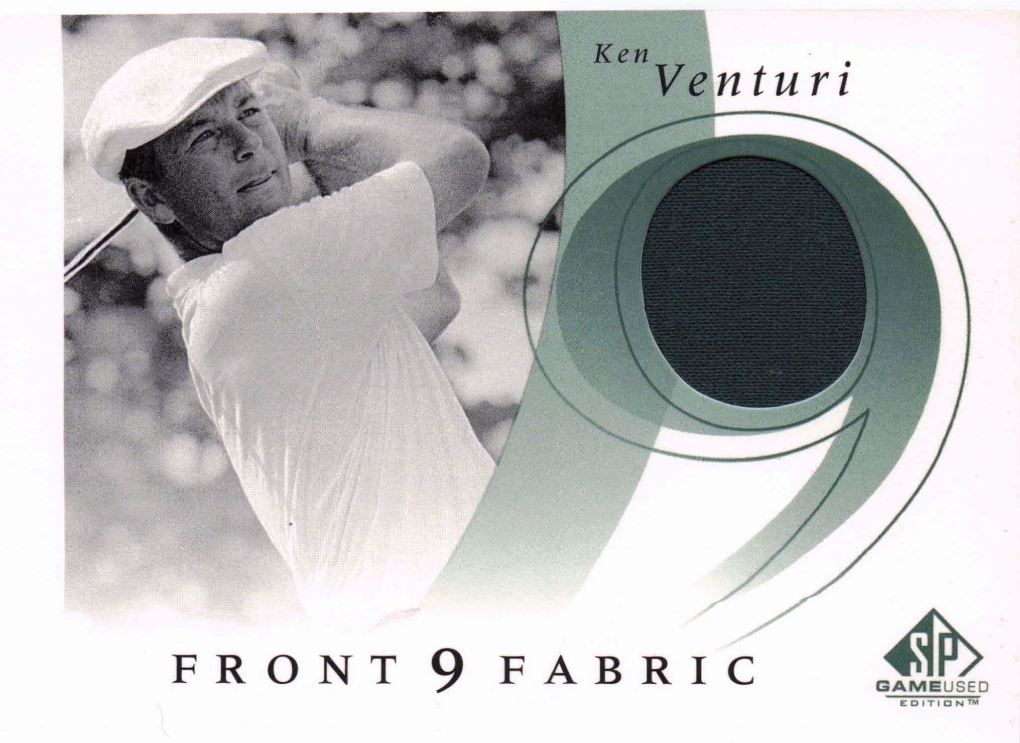 Ken Venturi Front 9 Fabric 2002 Upper Deck Authentic Shirt Card