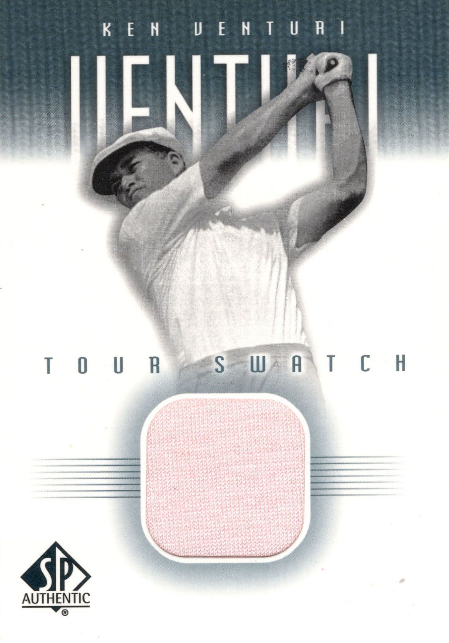 Ken Venturi Upper Deck Worn Tour Swatch Shirt Golf Rare Relic Card