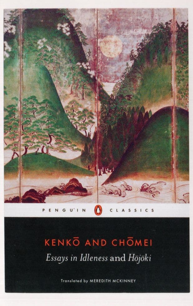 Kenko & Chomei Essays In Idleness & Hojoki Book Postcard