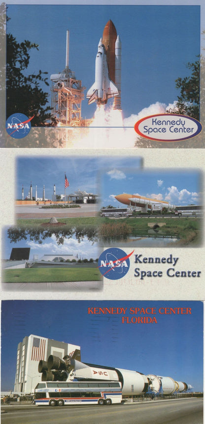 Kennedy Space Center 3x Postcard s incl Special Frank