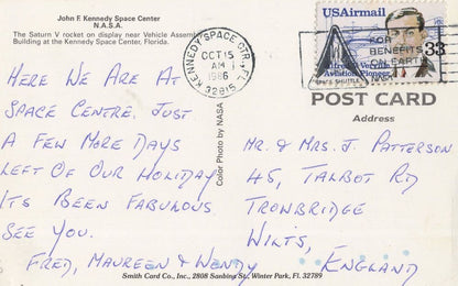 Kennedy Space Center 3x Postcard s incl Special Frank