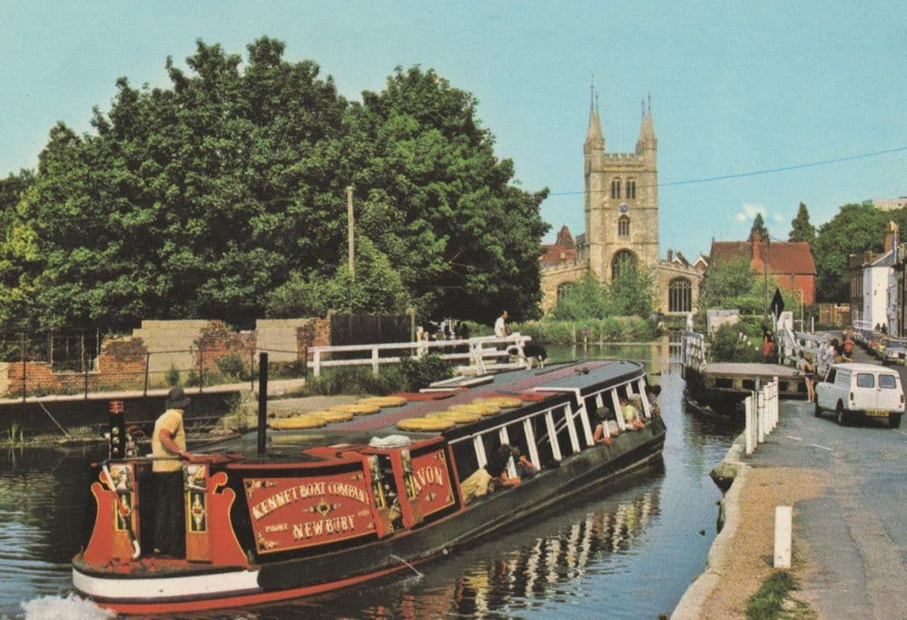 Kennet Canal Boat Company Ship Postcard