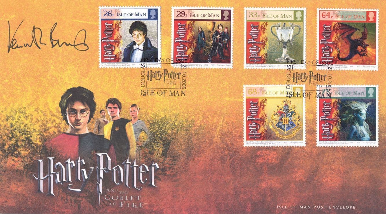 Kenneth Branagh Harry Potter IOM LTD TO 35 ULTIMATE COA Authenticated Hand Signed FDC