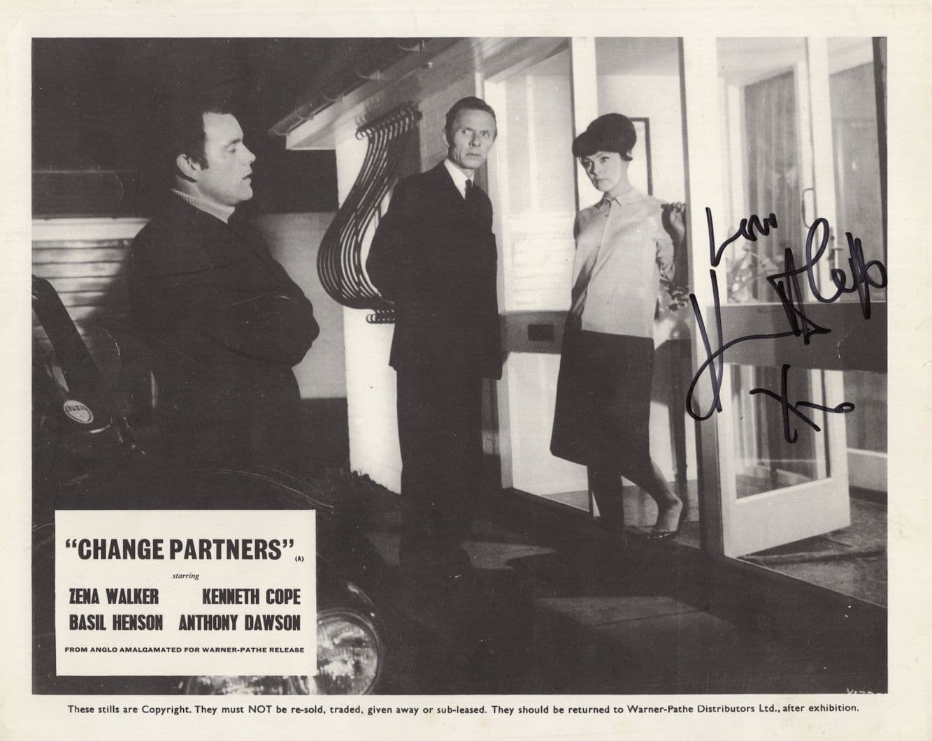 Kenneth Cope Change Partners of Edgar Wallace 10x8 Hand Signed Photo