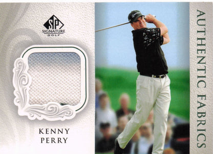 Kenny Perry Authentic Fabrics 2004 Upper Deck Real Golf Shirt Card