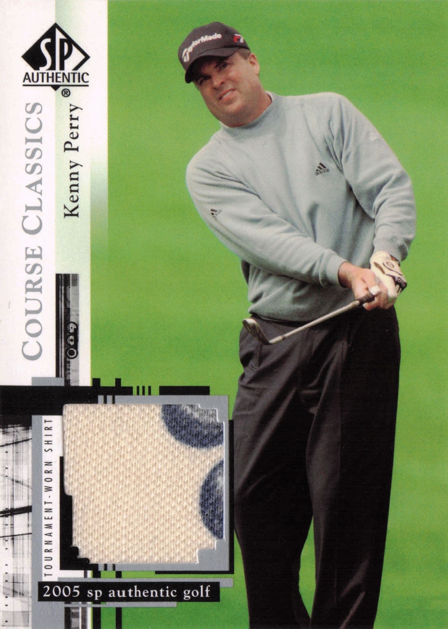 Kenny Perry Course Classics 2005 Golf SP Upper Deck Worn Shirt Card