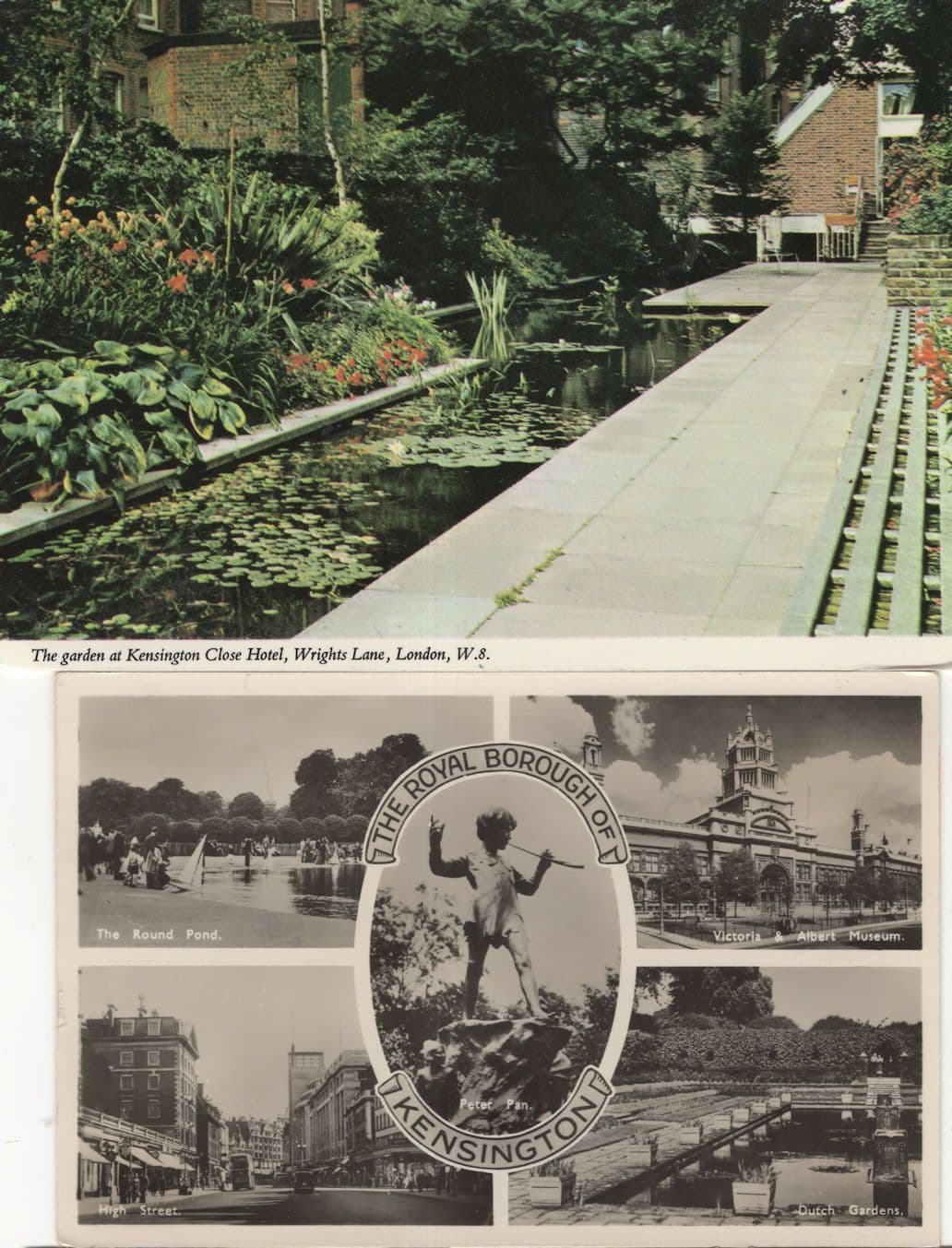 Kensington Close Hotel The Royal Borough Of London 2x Postcard s