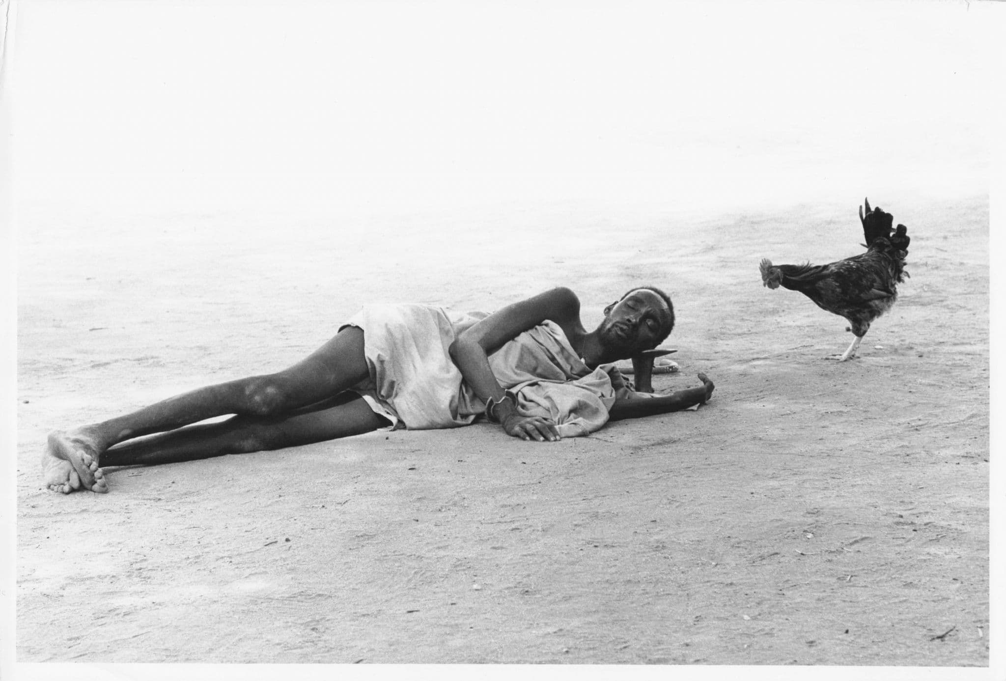 Kenya Man & Hen Bird Amazing Sand Dunes 10x8 African Photo