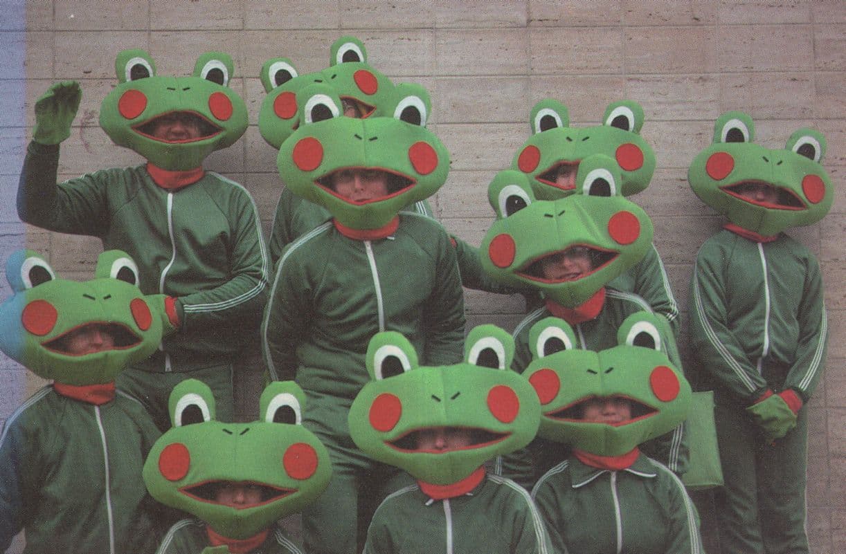 Kermit The Muppets Frog Fancy Dress Actors Rare Comic Postcard