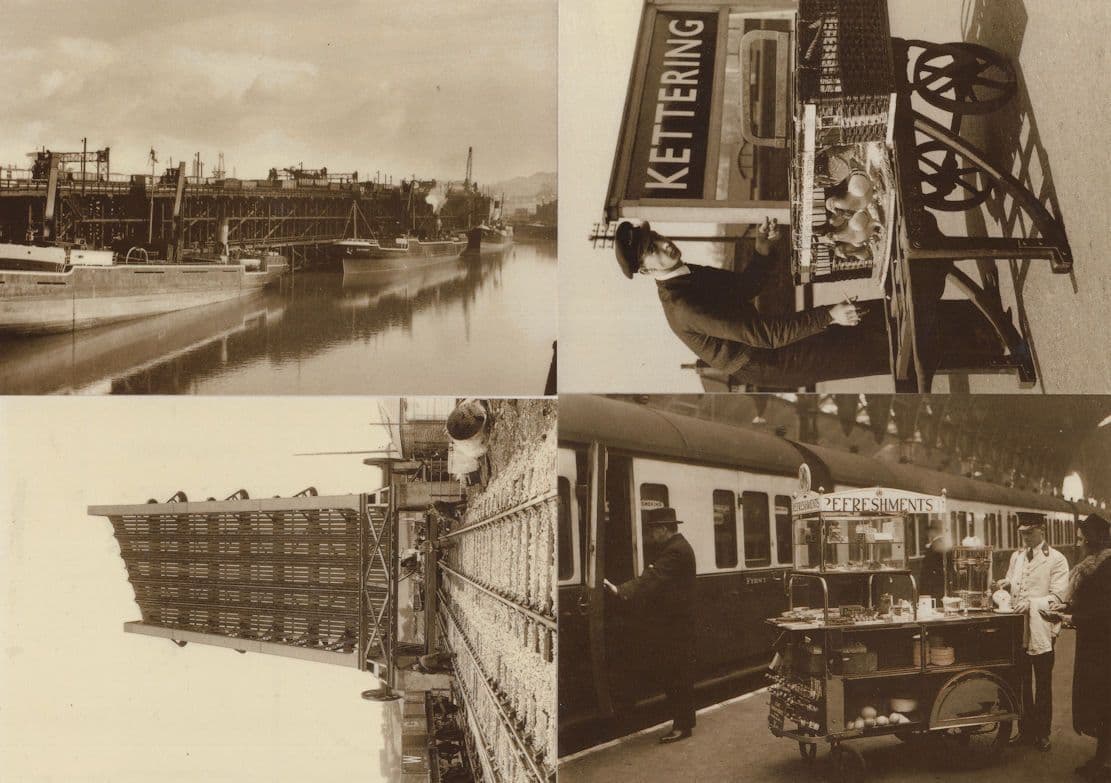 Kettering Pigeons GWR Coal Shipment at Dunston 4x Postcards