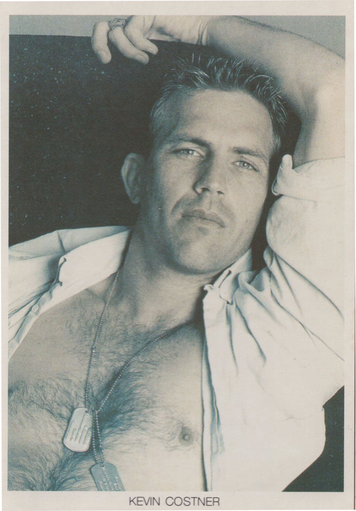 Kevin Costner Rare Europe Film Postcard