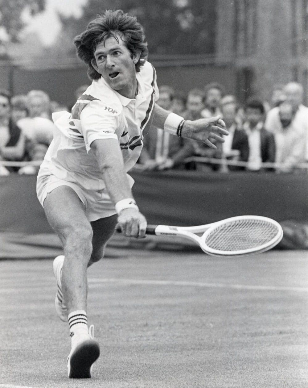 Kevin Curren USA At Wimbledon Tennis 1986 10x8 Large Press Photo