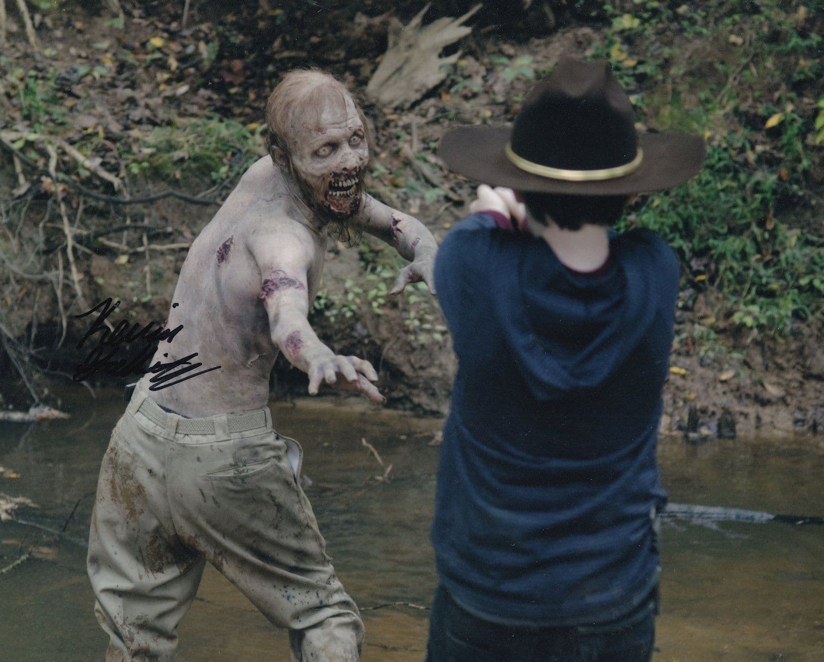 Kevin Galbraith The Walking Dead Killer Of Dale Hovarth 10x8 Hand Signed Photo