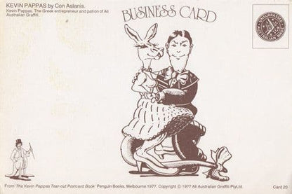 Kevin Pappas King Of Australian Graffiti With Private Jet Postcard