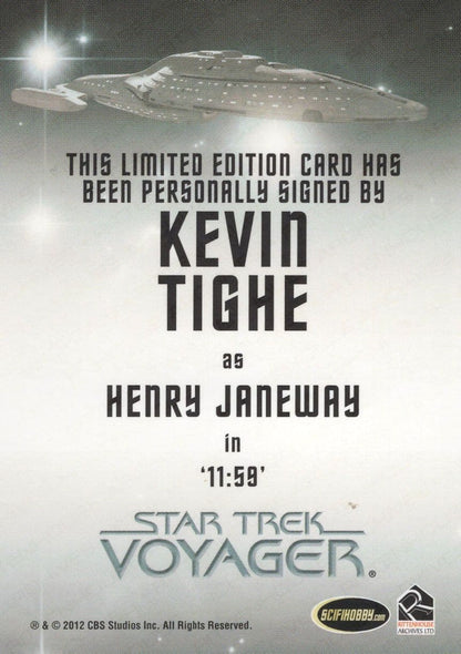 Kevin Tighe Star Trek Voyager Hand Signed Photo Autograph Card