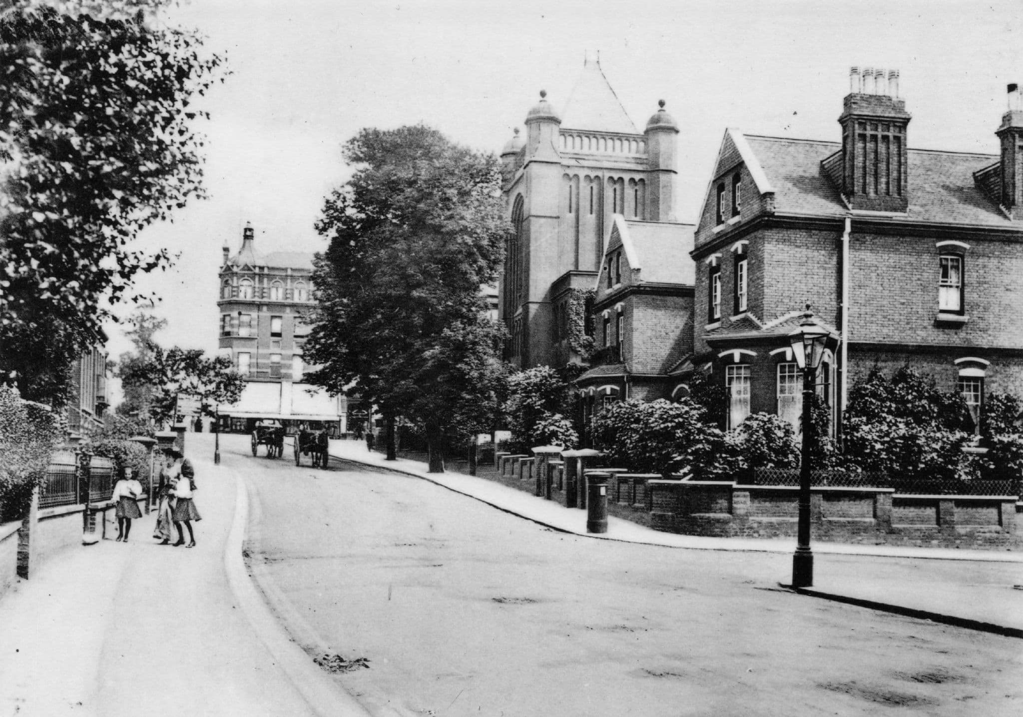 Kilburn High Road Victorian London Belsize Road Photo Postcard