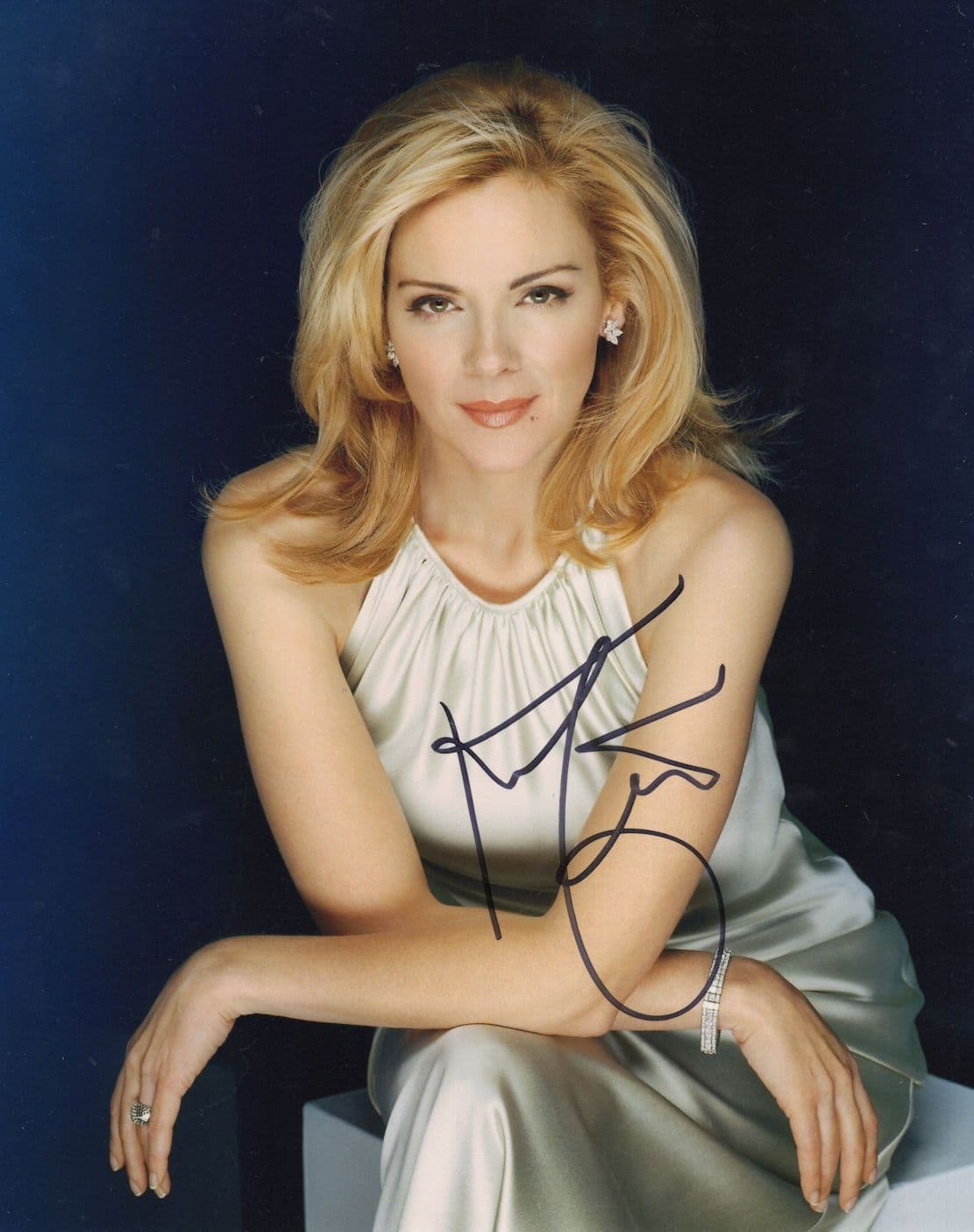 Kim Cattrall of Sex & The City Stunning 10x8 Hand Signed Photo