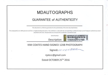 Kim Coates Tig Trager Sons Of Anarchy GIANT 12x8 Hand Signed Photo & MORE