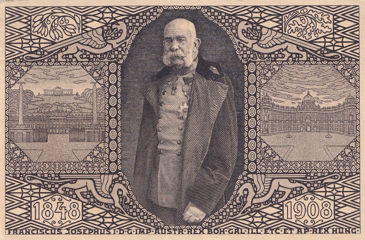 King Franciscus Josephus German Great Condition Old Postcard