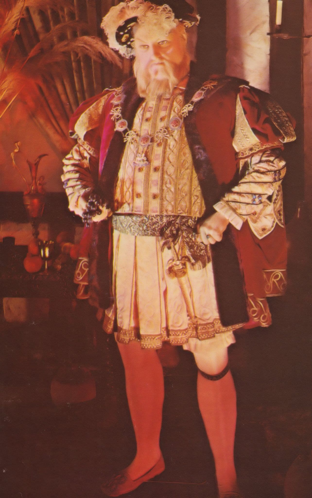 King Henry VIII French Battle Isle Of Wight Waxwork History Postcard