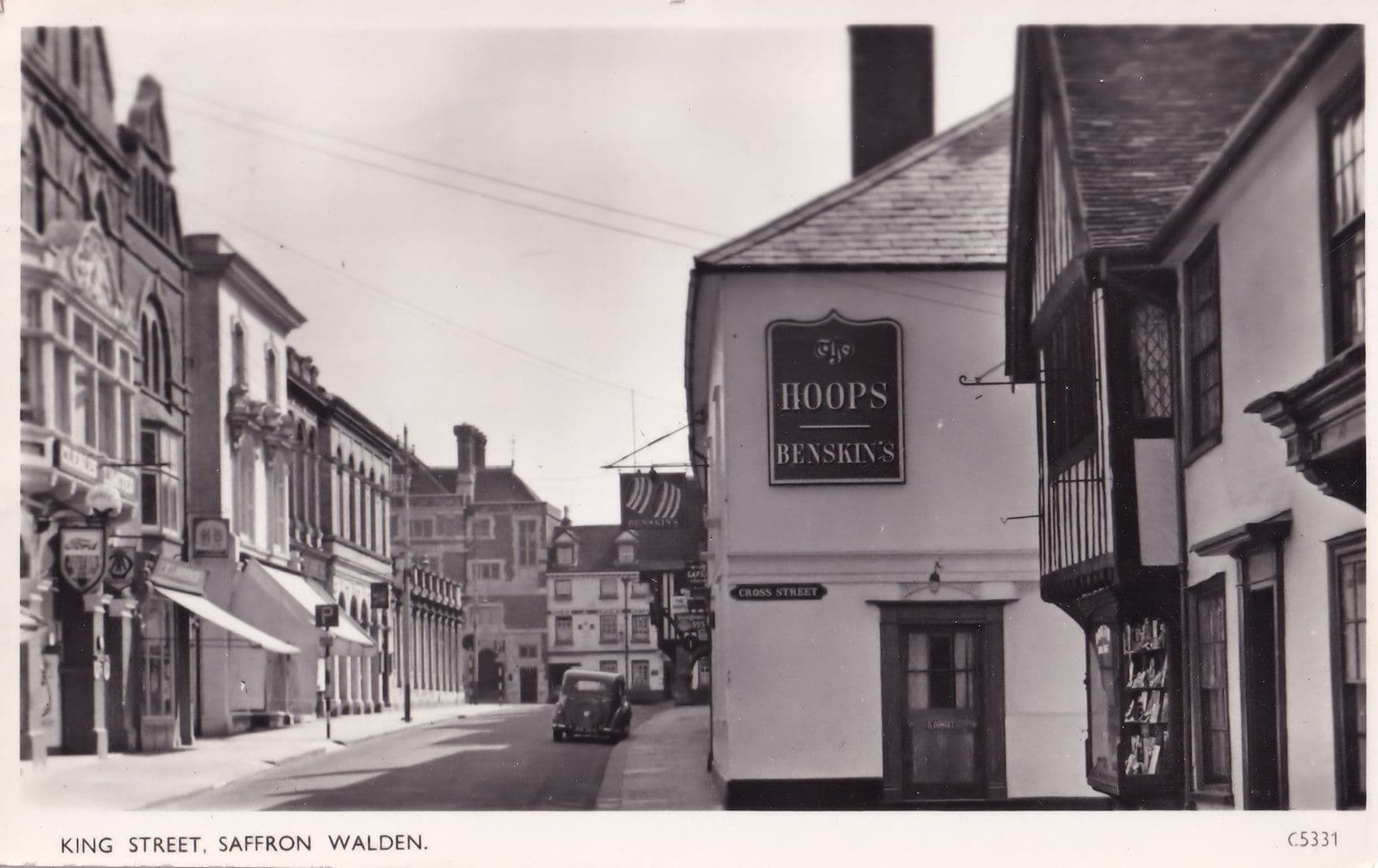 King Street Saffron Walden Real Photo Postcard