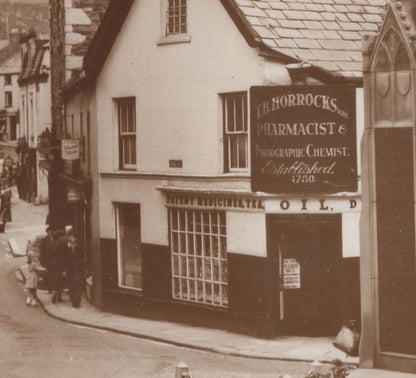 King Street Ulverston Cumbria Chemists Real Photo Postcard