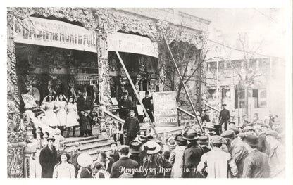 Kings Lynn Norfolk Fair in 1910 Fairground Society PB Postcard Photo