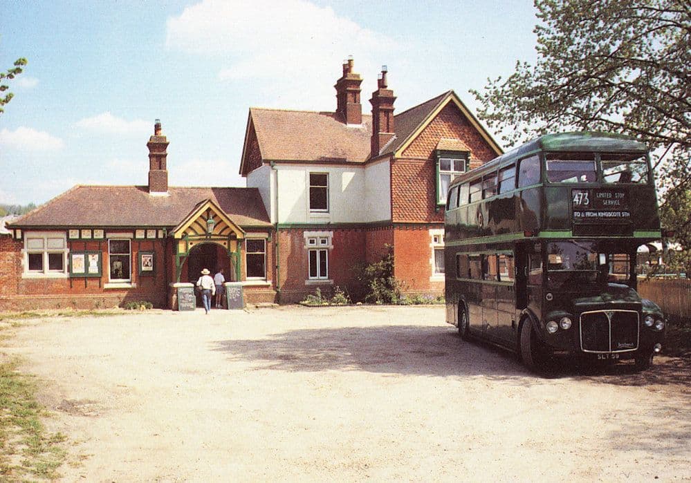 Kingscote Bus Station 1994 Re Opening Postcard