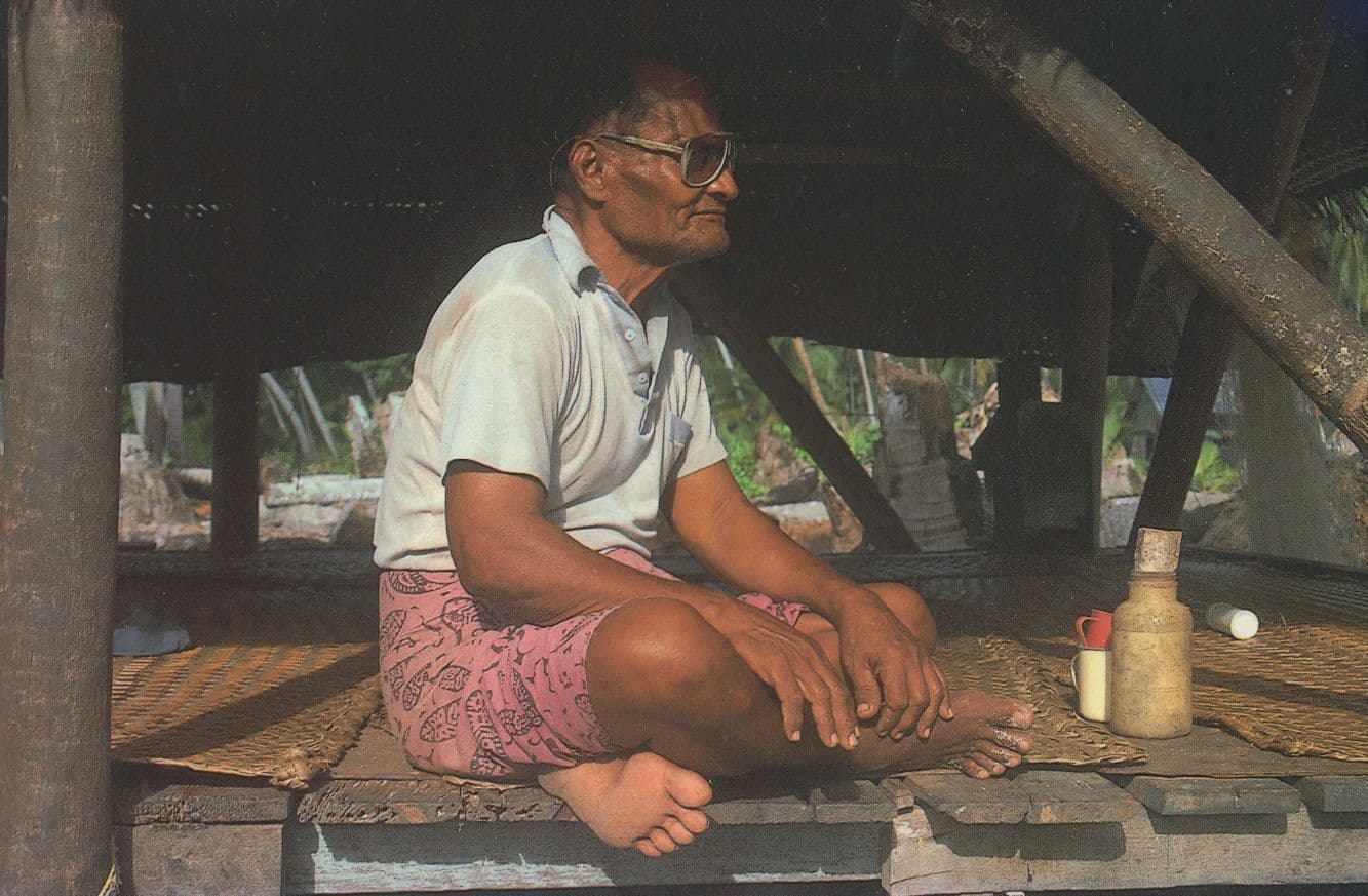 Kiribati Local Philosopher Wiseman Old Man Of Wisdom Taiwan China Postcard