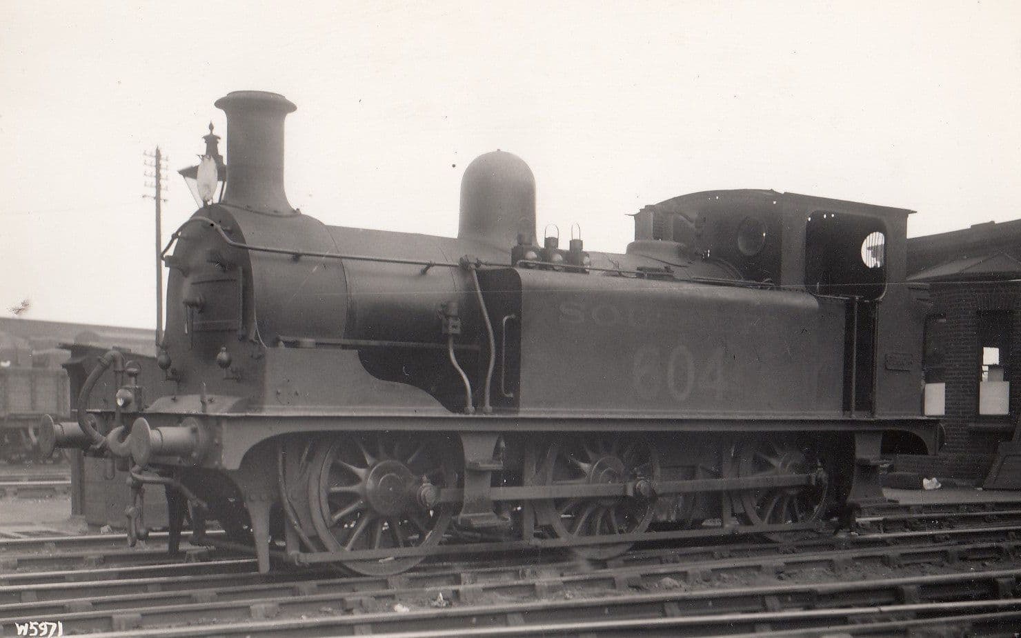 Kirkby Victorian Class 604 Railway Photograph Locomotive Train Photo