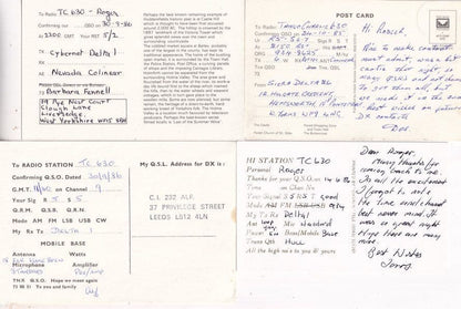 Kirklees Liversedge Yorkshire Amateur Radio QSL 4x Postcard Card