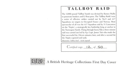 Kit North Lewis WW2 D-Day Typhoon Leader LTD TO 50 Hand Signed FDC