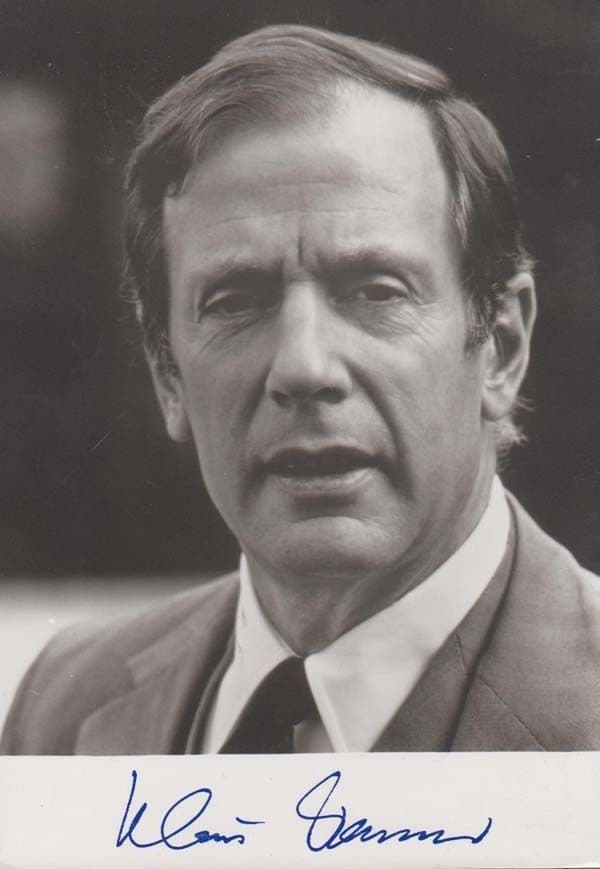 Klaus Von Dohnanyi German Politician Postcard