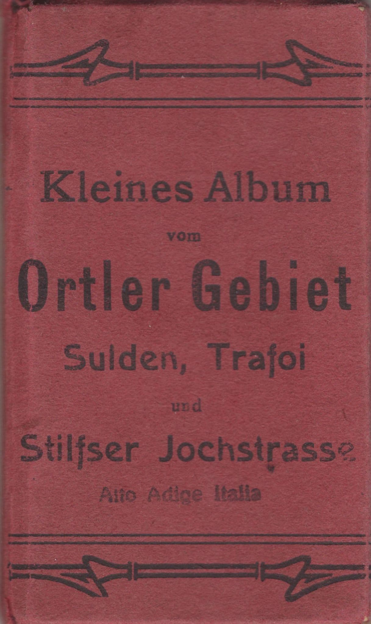Kleines Album Ortler Gebiet Suiden Trafoi Sweden 16x Photo Book