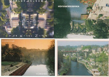 Knaresborough The River Yidd Bridge TWELVE 12x Mint Postcard s