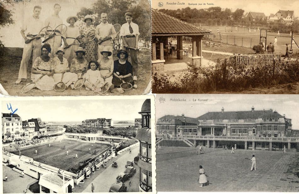 Knocke Zoute Middelkurk 3x Belgium Old Tennis Postcards & More