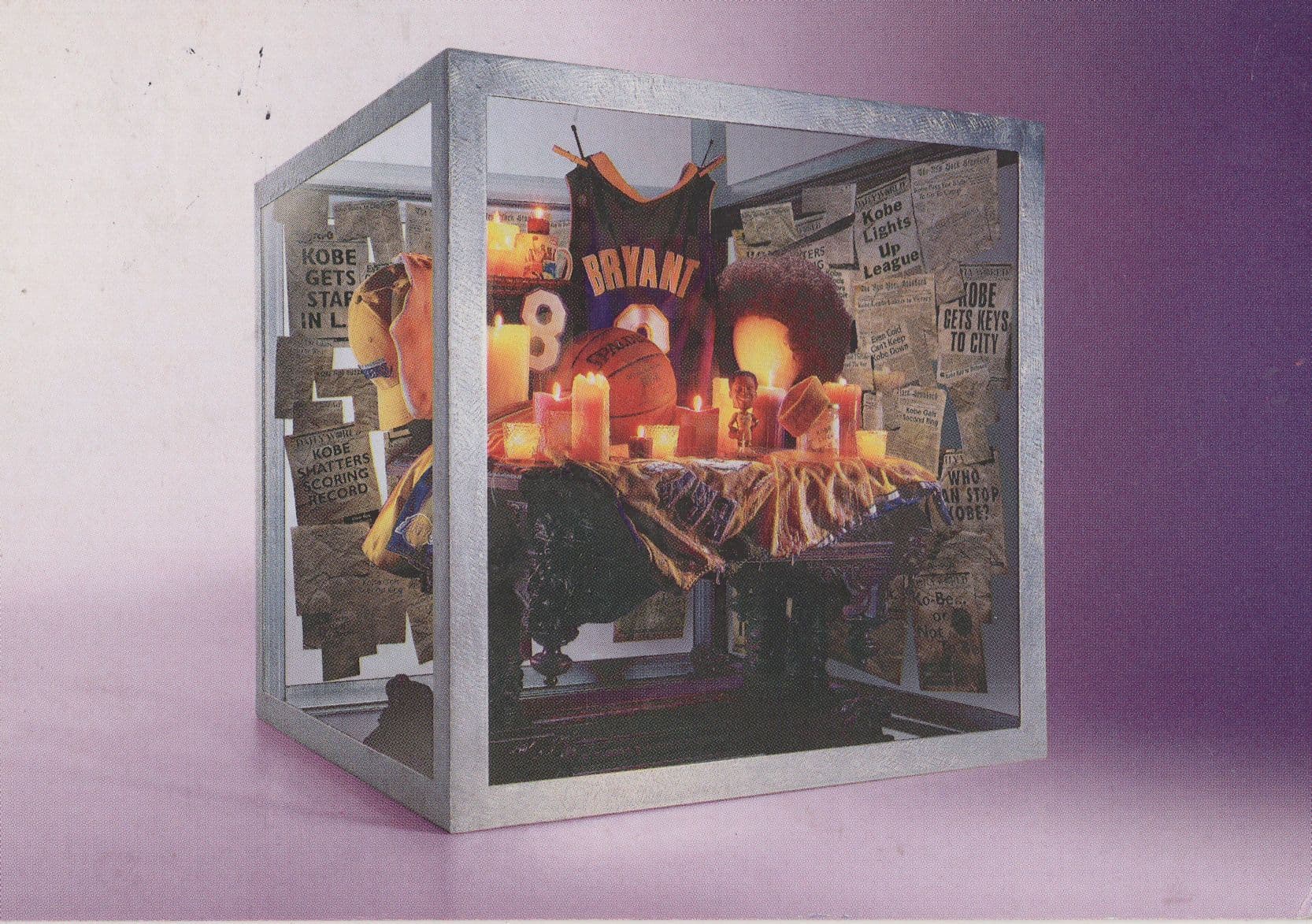 Kobe Bryant NBA Basketball Nintendo Gamecube Advertising Postcard